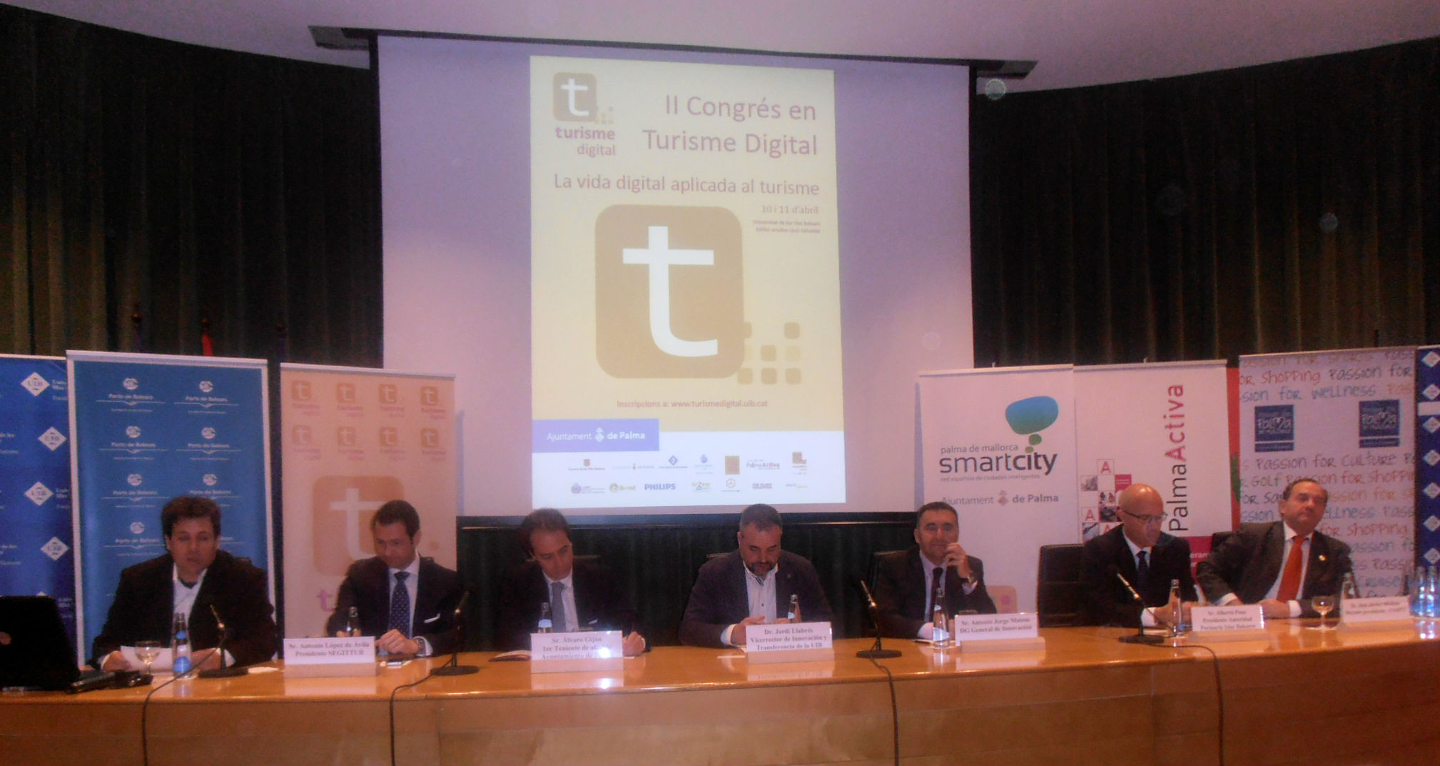 Álvaro Gijón ha assistit a la inauguració del II Congrés de Turisme Digital a la UIB