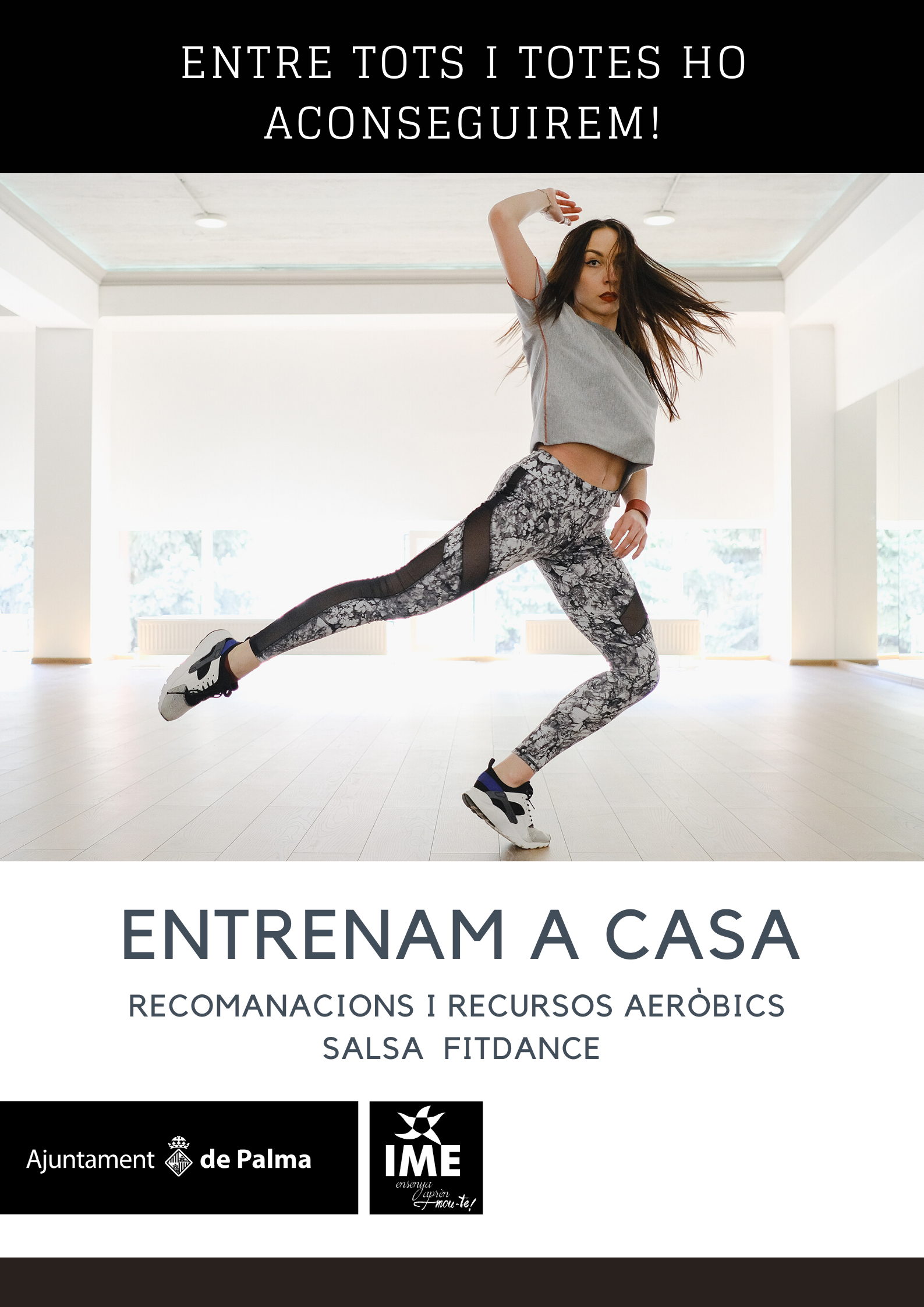 Entrena a casa. Aeròbics amb música Fit Dance Salsa